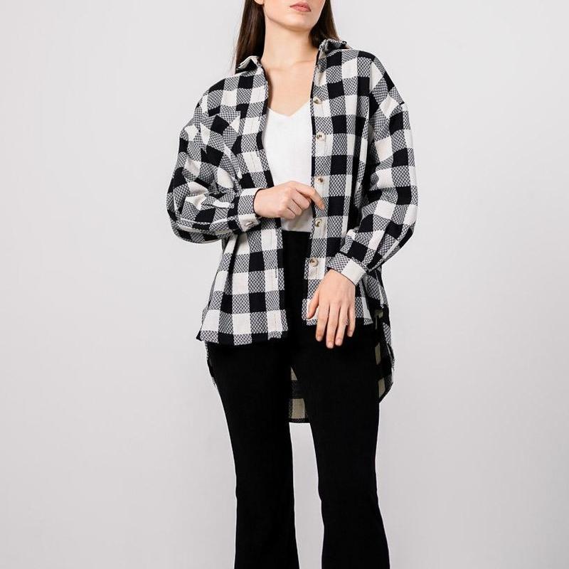 This Is April Atasan Blouse Kemeja Wanita Lengan Panjang Kekinian Ailen Top (RESTOCK) 1