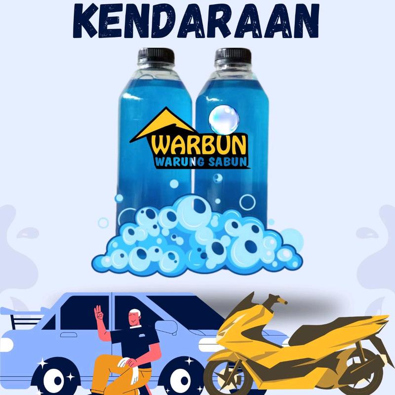 Sabun cuci kendaraan 1000ml Mobil Car dan Motor Kinclong 2