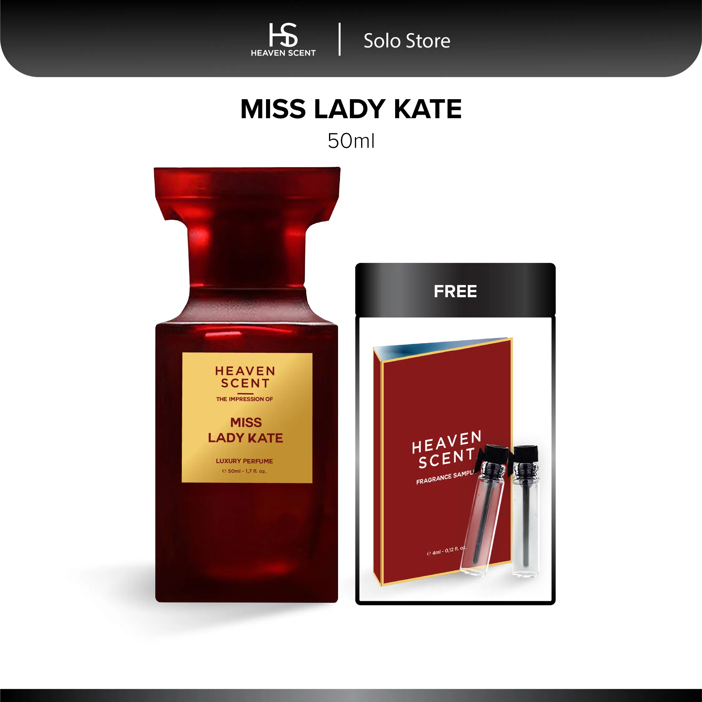 Heaven Scent Solo - Miss Lady Kate 50ml Parfum Wanita