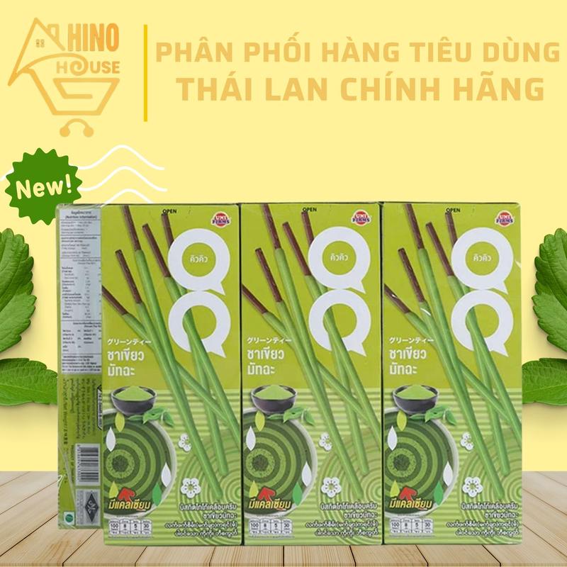 Lốc 12 Hộp Bánh Que Socola Trà Xanh 18g Thái Lan Ăn Vặt Thơm Ngon - Hinohouse
