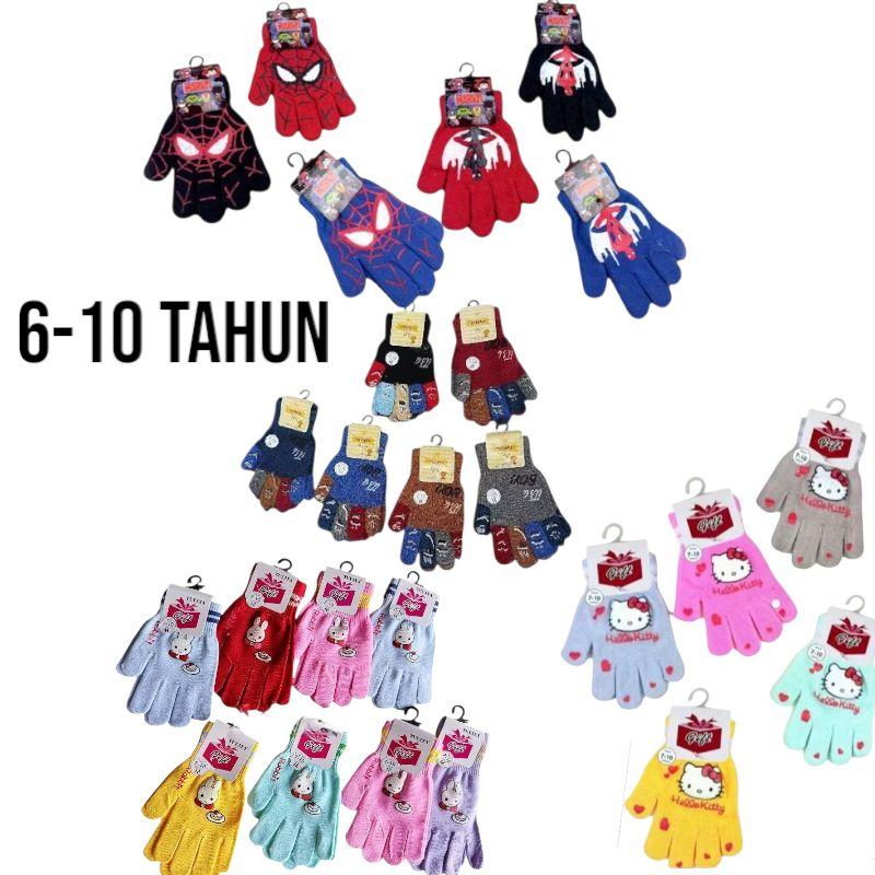 Sarung Tangan Karakter Anak Ukuran 5-10 Tahun Random Motif Sarung Tangan Karakter Anak Ukuran 5-10 Tahun Random Motif
