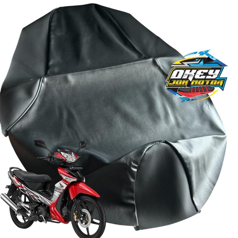 kulit jok motor honda supra x 125 (tersedia 2 jenis varian bahan) 1
