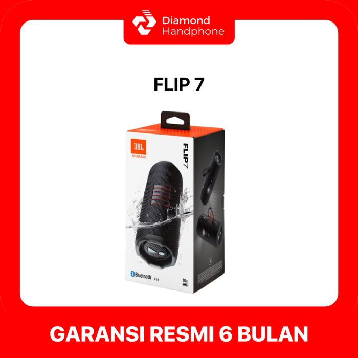 Gambar JBL Flip 7 Bluetooth Wireless Speaker Portable Garansi Resmi - Black dari Diamond Handphone Bali Kota Denpasar Tokopedia