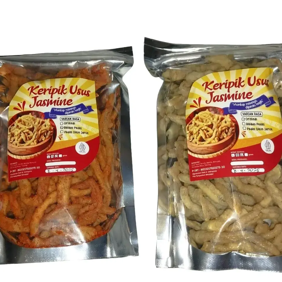 Usus Crispy Premium Renyah Enak dan Gurih 200 gram - Snack Makanan Ringan - Food Snack Cemilan  Keripik Pedas Asin Bawang Kripik Ayam