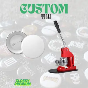 Pin button Pin Peniti Ukuran 4,4 cm 44 mm Custom Bebas Request Gambar Glossy Premium Keren Minimal Pembelian 100 pcs