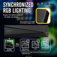 Gambar EZDIY-FAB 12V RGB to 5V ARGB Converter and Fan Hub (EZDPC174-1) dari Lezz Computech Kota Administrasi Jakarta Utara 2 Tokopedia