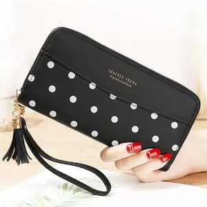 DOMPET WANITA PANJANG/DOMPET PANJANG LUCU WANITA/DOMPET SELETING SATU/DOMPET WANITA TEMPAT UANG Kartu Kulit