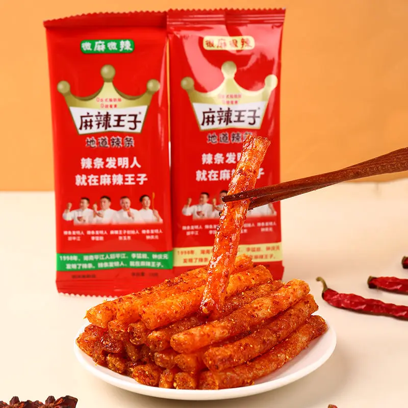 Spicy Prince Spicy Gluten Snacks Hunan Specialty Internet Celebrity Snacks Office Craving Snacks Snacks/snacks/snacks Internet celebrities/snacks/Chinese snacks/Chinese snacks MaLa Prince Gluten Snack: Buy and Unleash the Royalty of Spicin Food