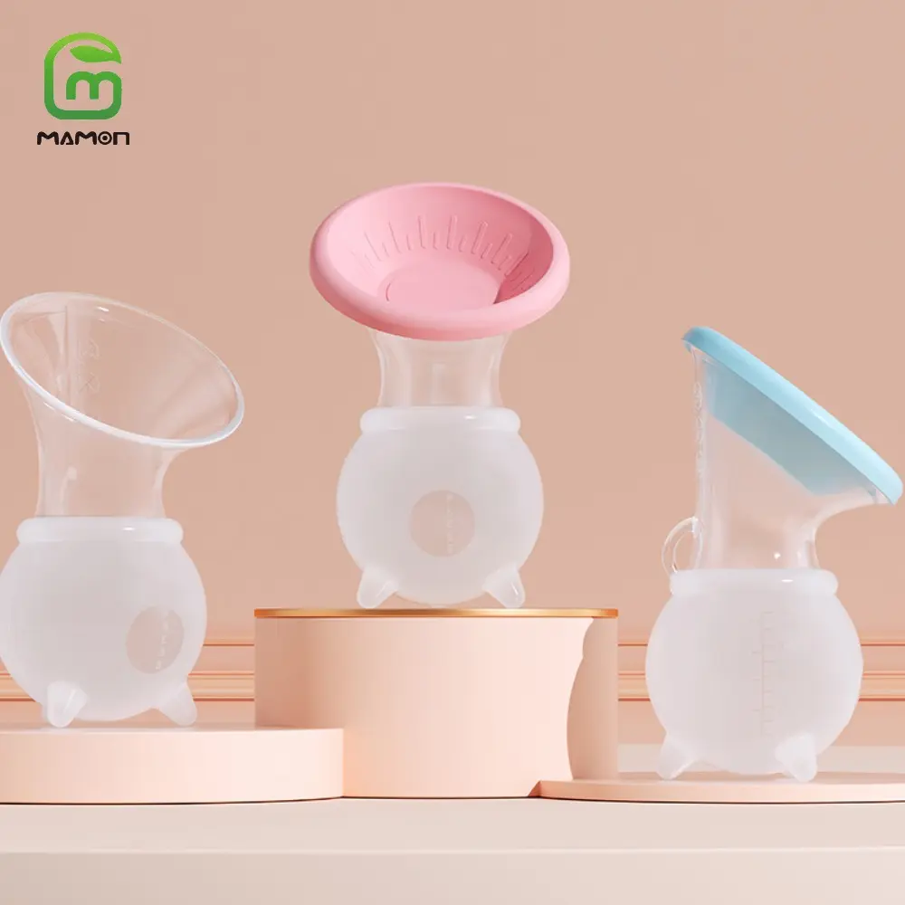 Silicone Breastfeeding Manual Breast Pump Milk Pump 100% Food Grade Silicone BPA PVC and Phthalate Free