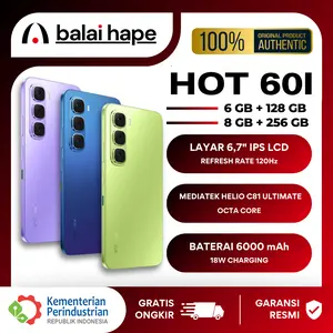 Infinix Hot 60i 8/256 GB Garansi Resmi Infinix Android Hot 60i 6/128 GB