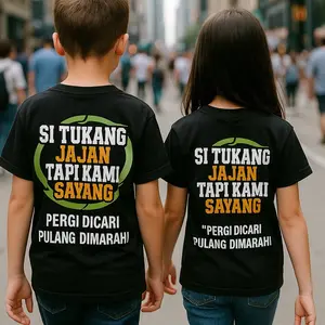 Jk Kaos Bos Kecil Terviral Anak Kaos Atasan anak anak Adek Kakak Couple Saudara Keluarga Promo