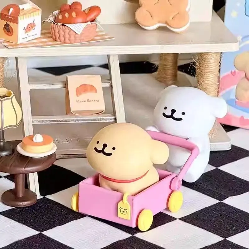 Maltese blind box happy snuggling blindbox maltese happy series blindbox ohsome x maltese figure ohsome blindbox ohsome surrounding cute doll doll desktop ornaments birthday gift 1