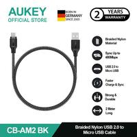 Gambar AUKEY Kabel Charger CB-AM2 Braided Nylon USB A to Micro USB 2M dari AUKEY OFFICIAL STORE Kota Administrasi Jakarta Timur 1 Tokopedia