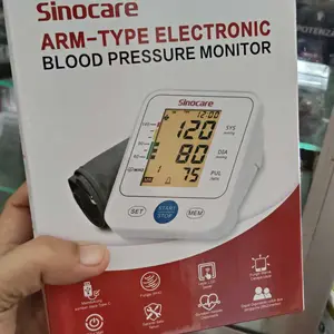 Tensi Digital Akurat BSX-516 Sinocare - Pengukur Tekanan Darah Otomatis (Bahasa Indonesia) - Blood Pressure Monitor Alat Tensimeter Digital [WAJIB ORDER BUBBLE WRAP]