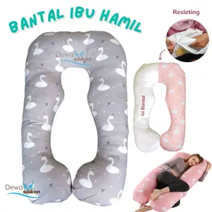 Bantal Ibu Hamil Jumbo Premium perlengkapan Ibu Hamil Murah katun empuk Bumil Bayi