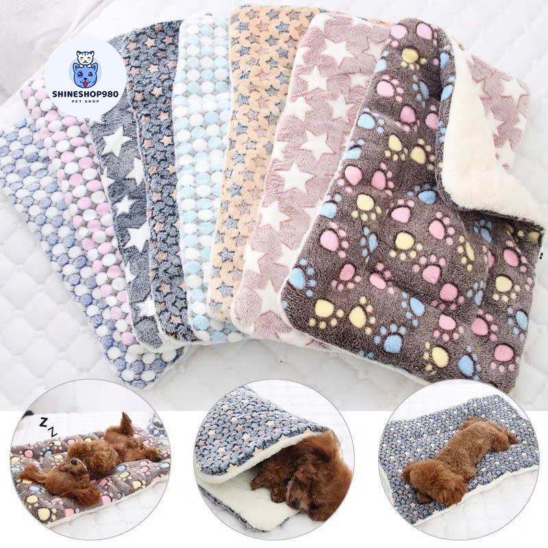 thảm lông 2 mặt Loại dày cho pet nằm êm ái thoải mái nệm ngủ ghế ngồi
