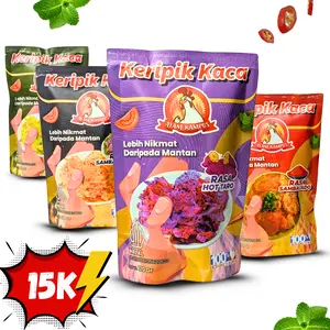 KRIPCA KEMASAN POUCH PT99GROUP | cemilan enak praktis Camilan Keripik Makanan Sambal Singkong Food Snack Pedas