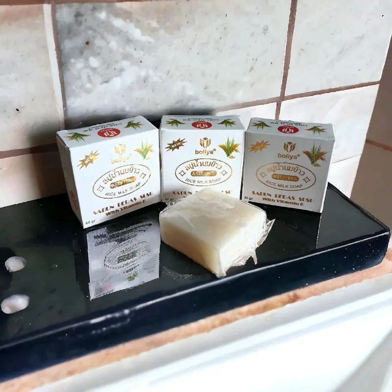 Sabun Beras Susu Boliya Per 3 Pcs 0