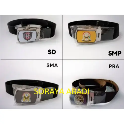 Gesper SEKOLAH SD SMP SMA PRAMUKA murmer panjang 100cm 5