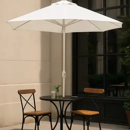 Dù tròn chính tâm tròn 3m ngoài trời, vải polyester, BH 2 năm