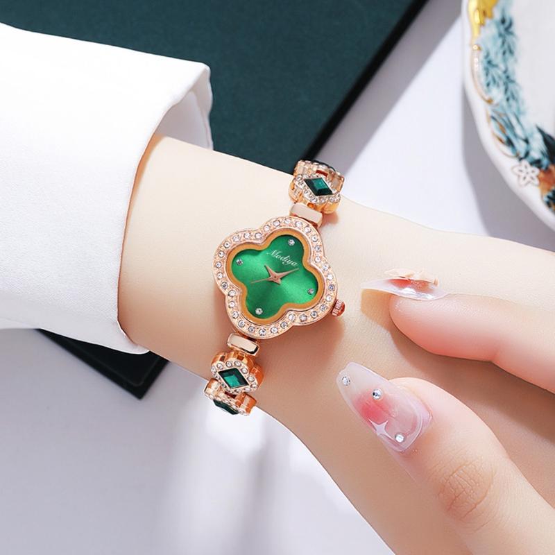 Đồng Hồ Nữ - Thạch Anh Hình cỏ bốn lá, Thời Trang, Thường Ngày 6 màu sắc - HX1028 Women's Watches Titan Đeo Tay