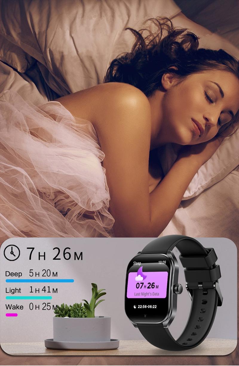 Product Introduction of Aolon Curve Smart Watch Amoled IP68 Waterproof 2.01-inch Curved IPS Screen Bluetooth Call Running Pace Custom Wallpaper Smartwatch Health Monitoring Jam Kaca 11