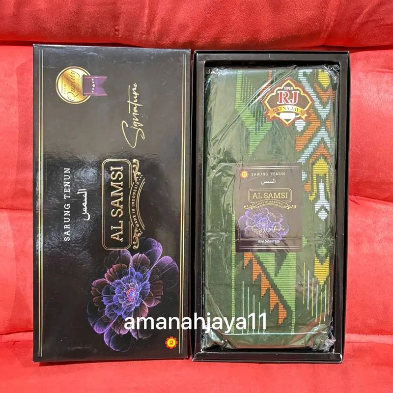 (PROMO!! BUY 1 GET 1) Sarung Al Samsi Signature Premium Motif BHS B 4