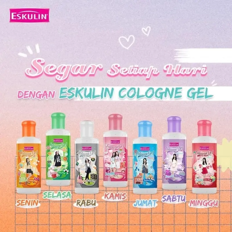 ESKULIN Cologne Gel Day Spesial Day Hijab 100 ML dan 50 ML 1