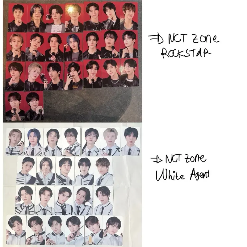 KONSEP NCT ZONE ROCKSTAR SNOWBOARDER WHITE AGENT PHOTOCARD OFFICIAL
