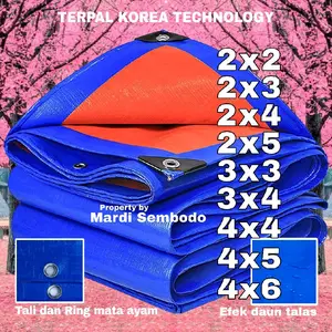 TERPAL A5 JEMUR PADI 2X2 2X3 2X4 2X5 3X3 3X4 2X6 PELINDUNG HUJAN