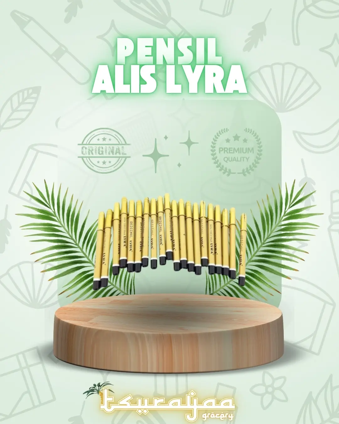 Pensil Alis Lyra Warna Hitam Original Satuan - Eyebrow Eyebrow Eyebrow