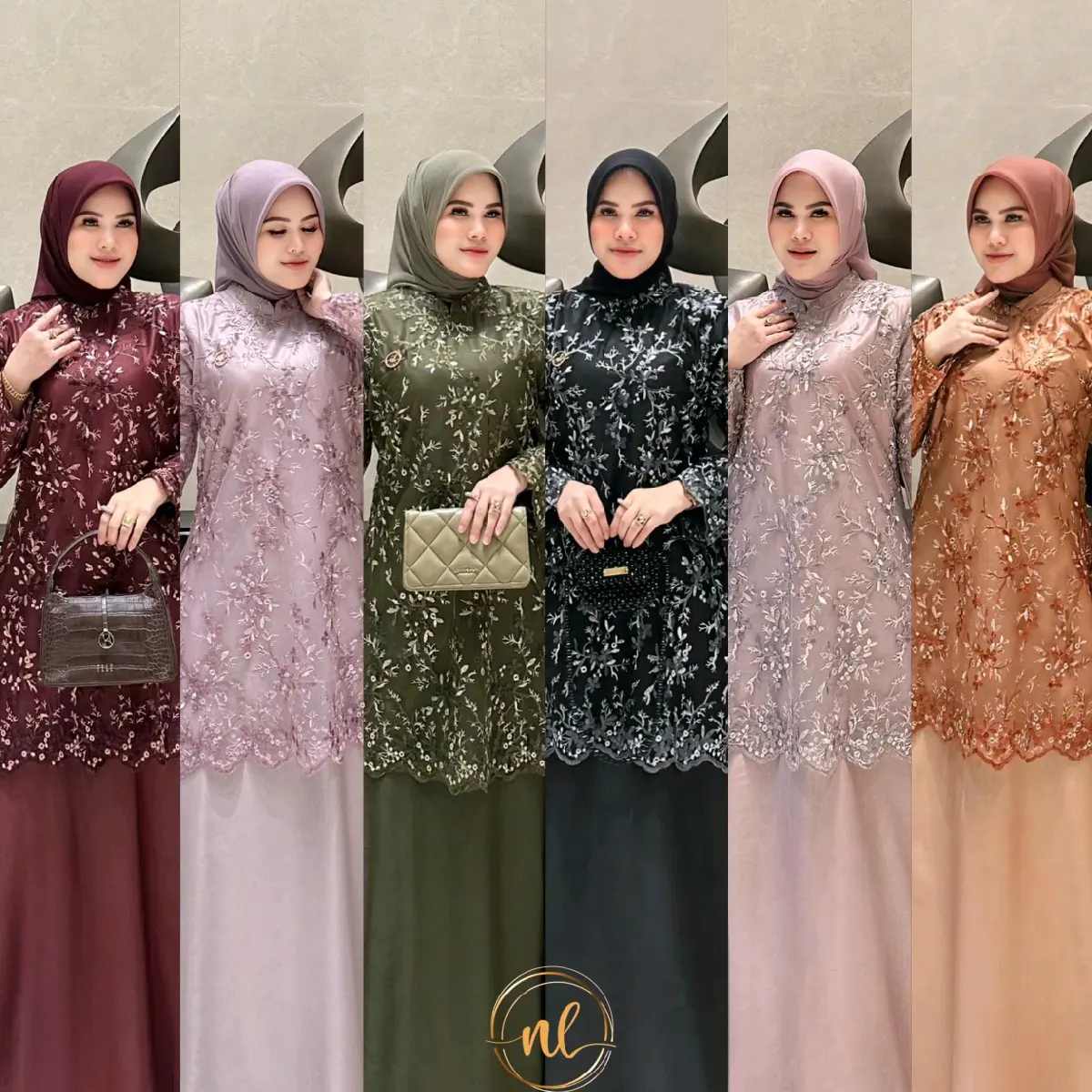 Azura dress gamis new lusy terbaru gamis mewah edisi lebaran