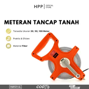 HPP Meteran Tancap Tanah / Fiber Roll 30 - 100 Meter