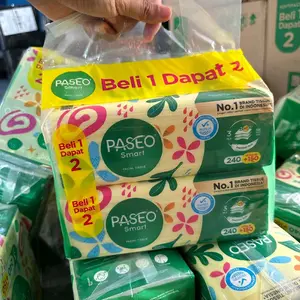 PROMO 6 Pack, 4 pack, 2 pack Tissu Paseo 390helai 3ply halus lembut tebal  banded