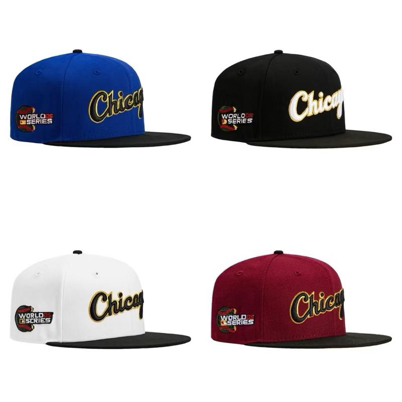 Mũ snapback lưỡi trai khóa nút thêu CHICA cho nam nữ, nón kết vải kaki đội ngược phong cách cá tính Mũ