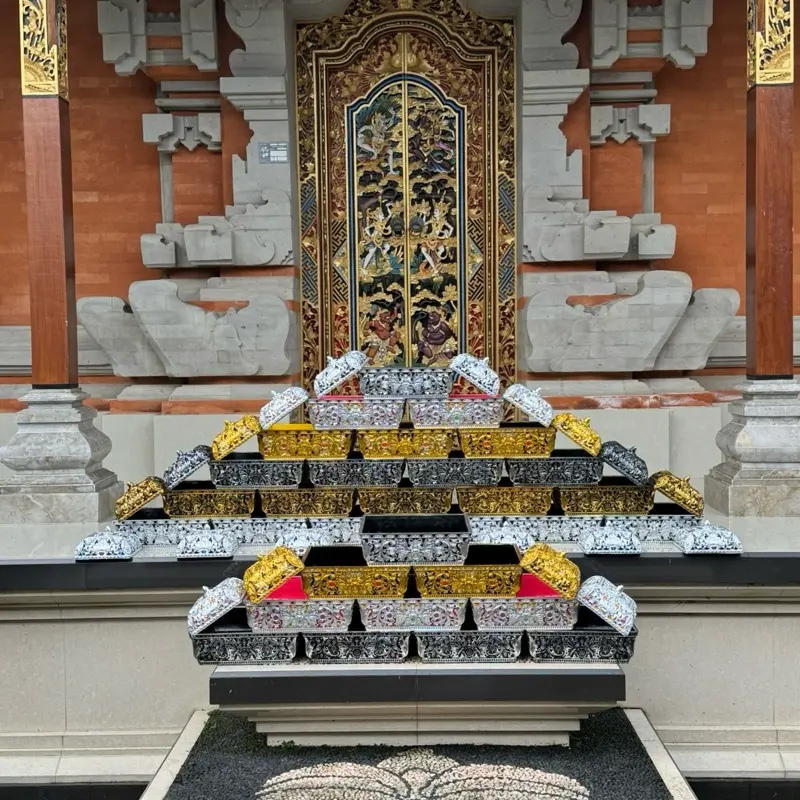 Bokor kotak kundangan uk 30cm cantik