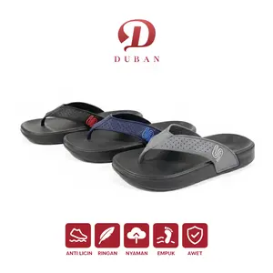 Duban Nichol Sandal Jepit Karet Modern Anti Licin Ringan Nyaman Empuk Awet Bahan Karet Premium | Men Modern Rubber Flip Flops Anti Slip Lightweight Comfortable Soft Durable Rubber