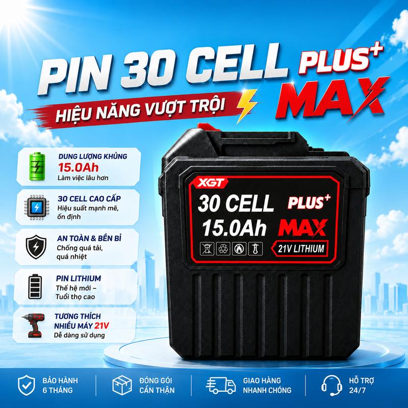 PIN 30 CELL KHÔNG SẠC BẢO HÀNH 12 THÁNG