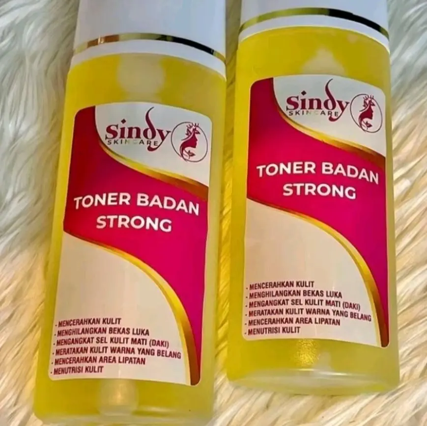 Toner Badan Sindy Skincare Mencerahkan & Mengangkat Sel kulit Mati