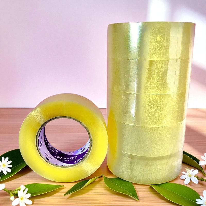 Băng Keo Trong 1 Cây 2.3kg Lõi Giấy Siêu Mỏng 3.5mm Nhiều Băng Keo Dùng Để Đóng Gói Thùng Carton Túi Nilon