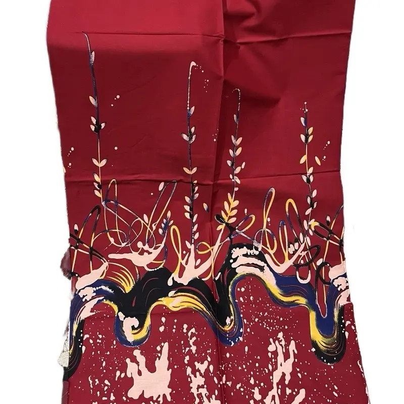 Kain batik motif kontemporer Wrn coklat Bs buat kemeja blus rok gamis dll Elegan  Seragam