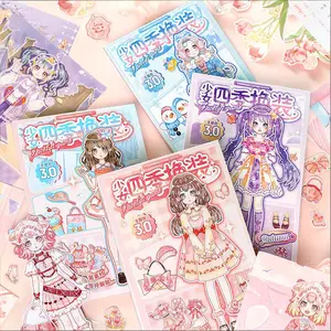 Dressup Stiker Buku Premium DIY - Hadiah Terbaik untuk Anak Perempuan D185