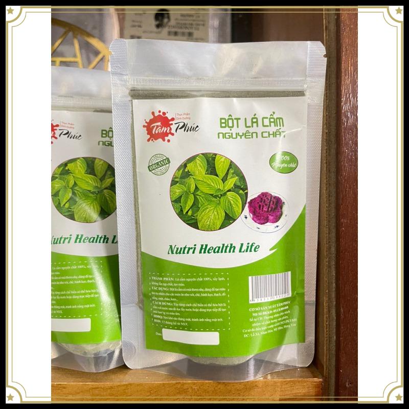 (Gói 100gr) Bột lá cẩm tím Siêu nguyên chất tạo màu thực phẩm
