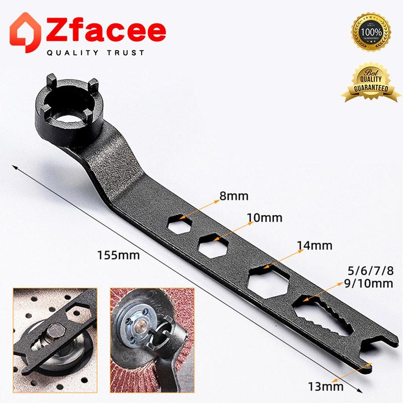 Product Introduction of Kunci Empat Cakar Penggiling Sudut Tebal Serbaguna yang Dapat Disesuaikan, Alat Tangan 6-in-1 Aksesori Mesin 9