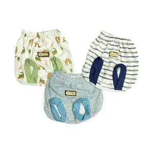 Celana Pop Bayi Unisex Usia 0-12 Bulan Polos & Motif Karakter Kids Katun jumper bajubayi baby shorts