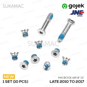 Baut Casing Screw Case MacBook Air 11" 13” A1369 A1370 A1465 A1466 2010 2011 2012 2013 2014 2015 2017