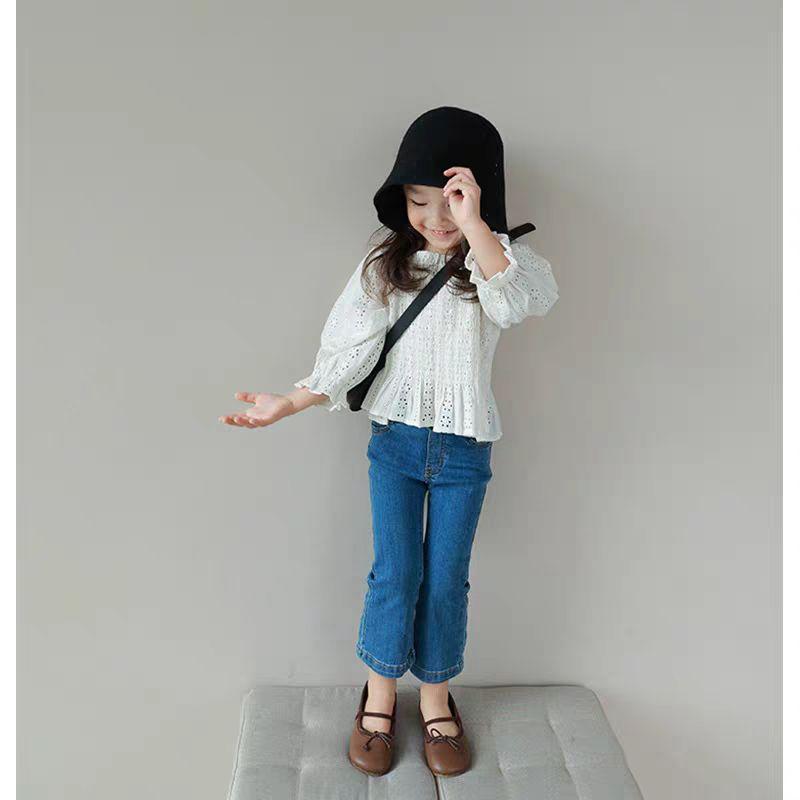 Product Introduction of Jeans Cutbray Anak Perempuan Umur 1-6 Tahun Fashion Jeans Import Motif Polos Cantik Denim  celana cewek 16
