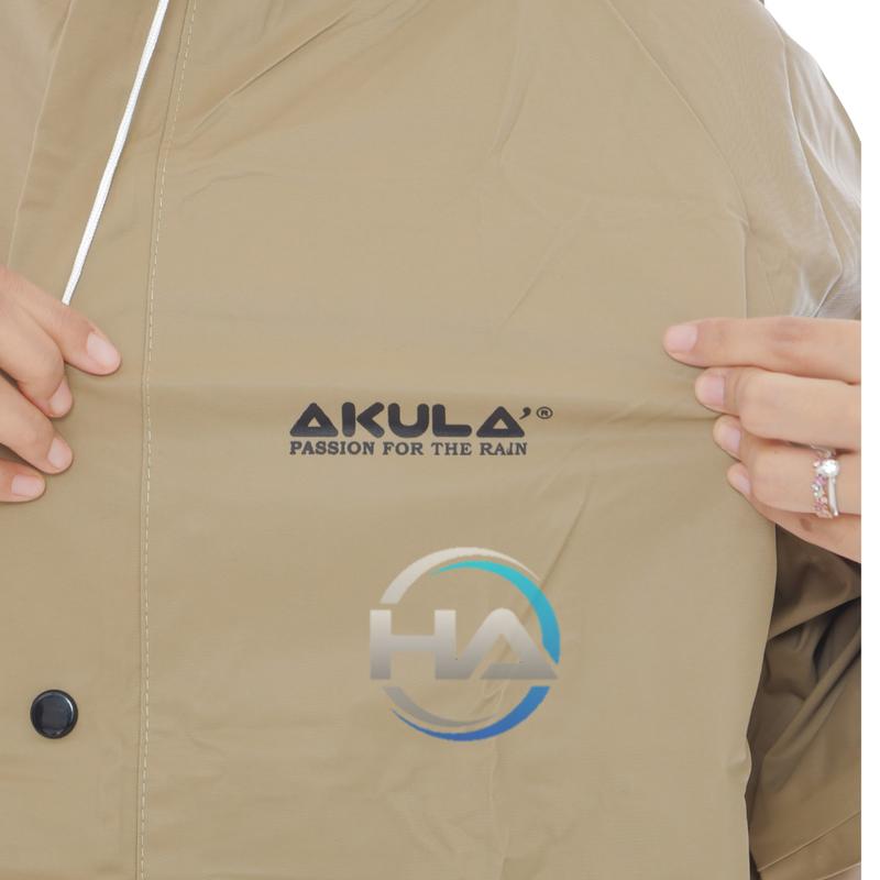 Jas hujan Akula Setelan Rok Wanita New Produk Terbaik Anti Rembes Best Quality Mocca 2