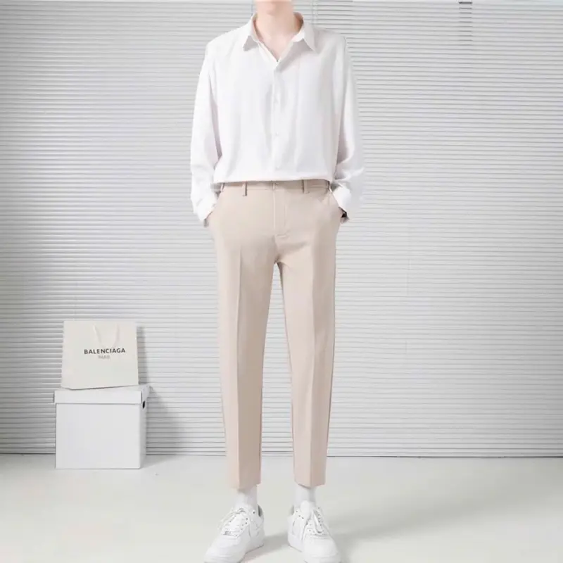 COMBO 2 Quần âu Nam From Slimfit Vải Tuyết Hàn Cao Cấp Co Giãn  Mền Mịn Thoáng Mát, Giặt máy Không Nhăn Nhài Vải - Menswear Pants 3