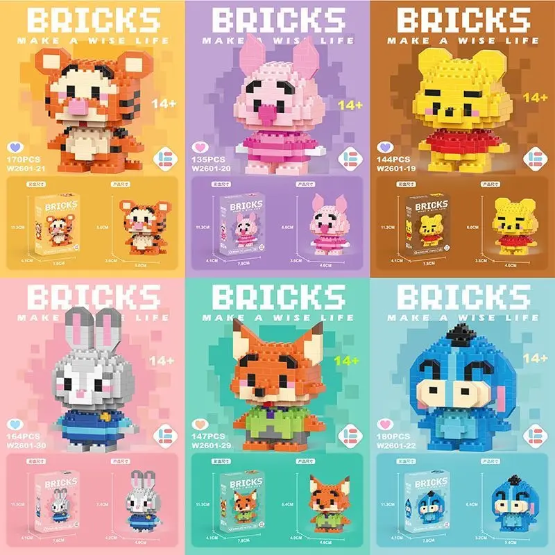 Nano Building Blocks Cute Mini Building Block 3D Mini Building Block Toys Adults Children Toy Gift Plastic Brick Kids